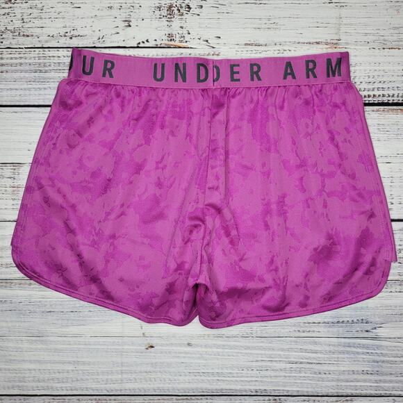Under Armour Play Up Active Shorts Loose Purple | Small - Picture 2 of 7